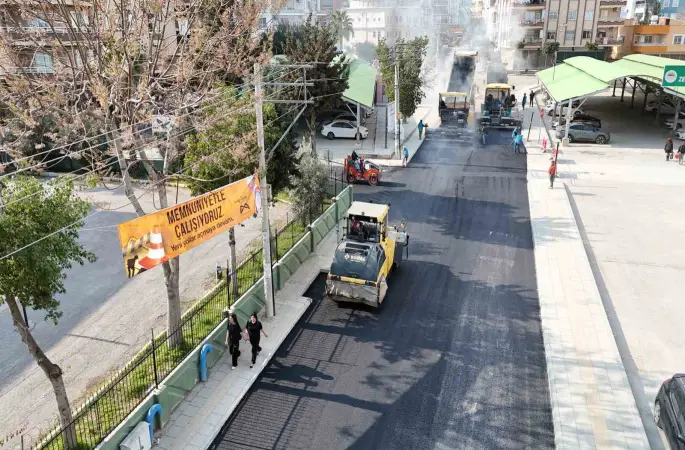 Mersin’de yol çalışması tamamlandı, ulaşım kolaylaştı
