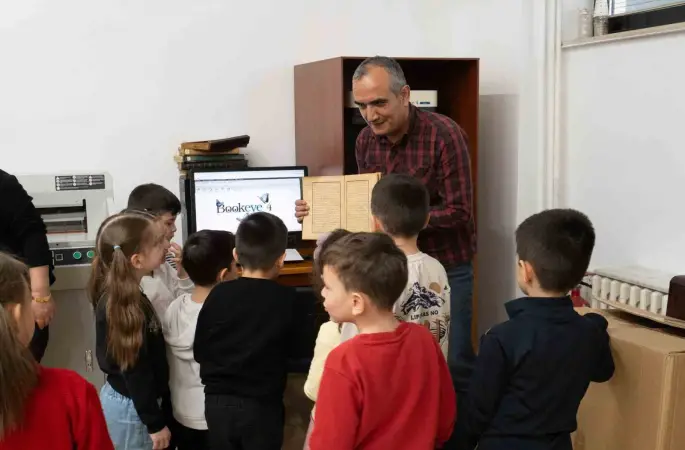 Minik öğrenciler Kütüphane Haftası’nda kitaplarla buluştu
