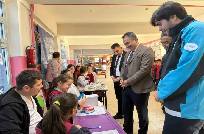 Miniklere sağlıklı gelecek dersi
