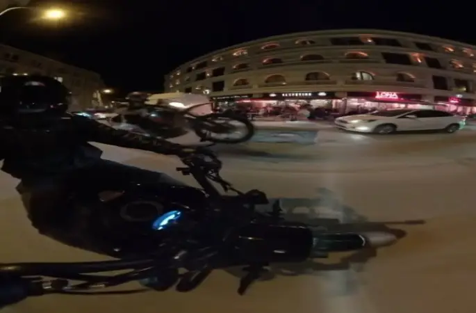 Motosikletin önünü kaldırarak yaptığı paylaşım 49 bin TL’ye mal oldu
