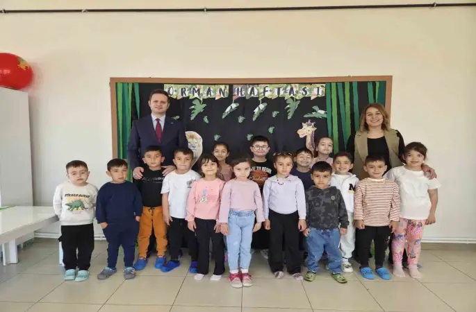 Muğla İl Milli Eğitim Müdürü Çay miniklerle bir araya geldi
