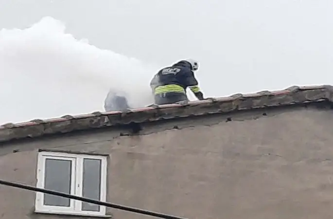 Muratlı’da baca yangını korkuttu
