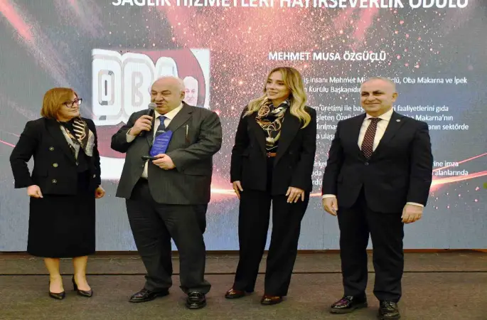 Musa Özgüçlü’ye "Sağlığa En Büyük Yatırım Yapan Hayırsever" ödülü

