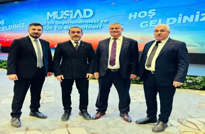 MÜSİAD Muğla, 2025 değerlendirmesi ve 2026 beklentileri programına katıldı
