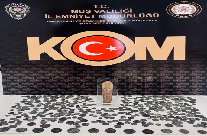 Muş’ta tarihi eser ve kaçakçılık operasyonu
