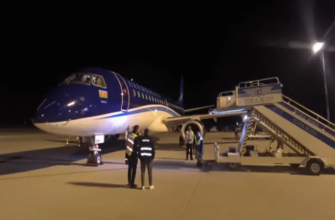 Nahçıvan havalimanı yeniden uçuşlara açıldı
