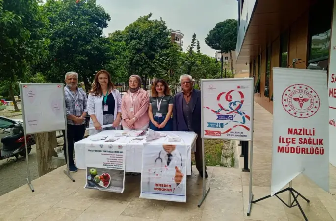 Nazilli’de vatandaşlara kalp sağlığı anlatıldı
