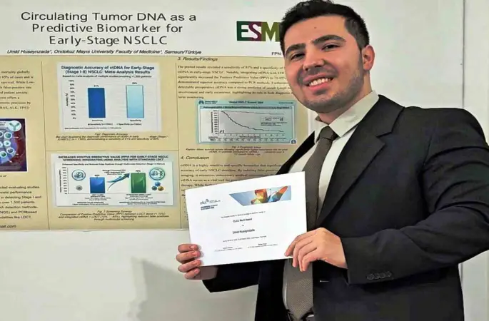 OMÜ’lü tıp öğrencisinden büyük başarı
