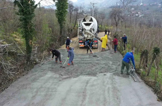 Ordu’da 7 yılda 2 bin 200 kilometre yol konfora kavuşturuldu
