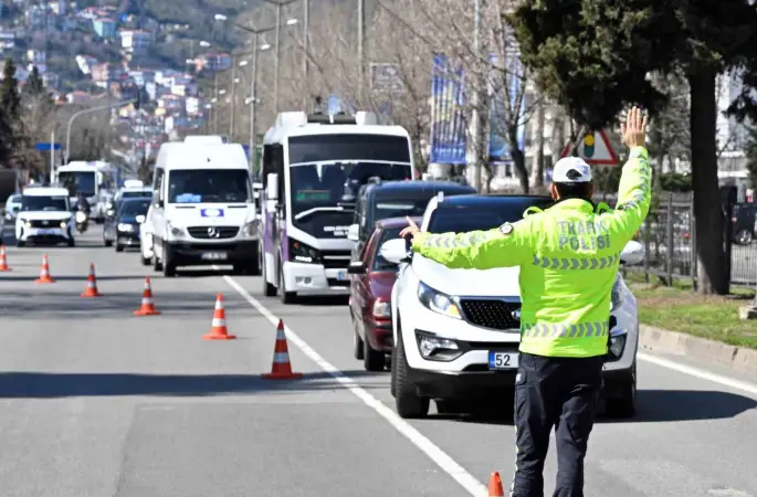 Ordu’da bir haftada 17 binden fazla araç ve sürücüsü denetlendi
