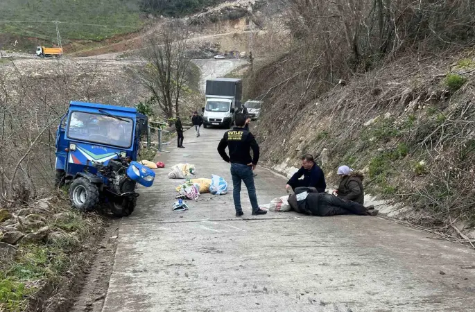 Ordu’da patpat kazası: 1’i ağır 2 yaralı
