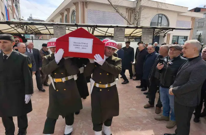 Ordulu Kıbrıs gazisi, son yolculuğuna uğurlandı
