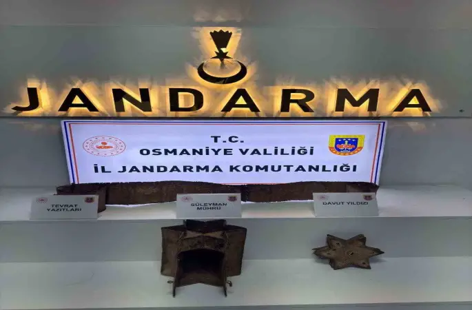 Osmaniye’de Süleyman mührü ve Tevrat içeren tarihi yazıt bulundu
