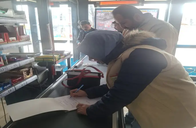 Otlukbeli’nde gıda denetimi yapıldı
