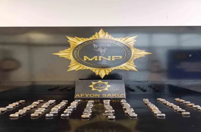 Otobüsündeki yolcunun midesinden 804 gram afyon sakızı çıktı
