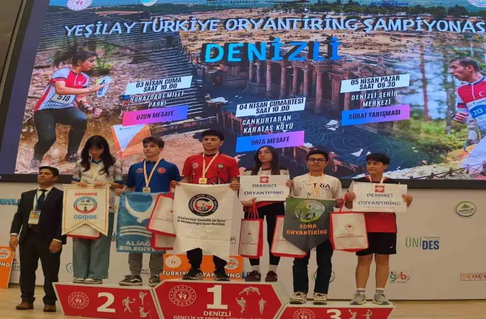 Pazarlar Spor Lisesi’nin parlayan yıldızı Medine Nur Türkiye üçüncüsü oldu
