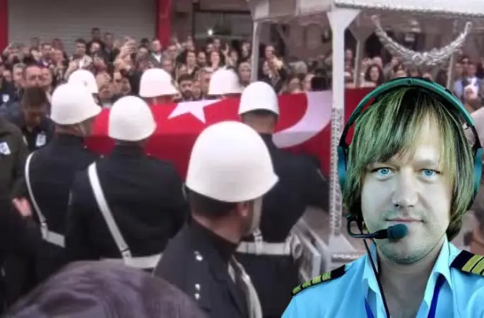 Pilot Hasan Bahar Son Yolculuğuna Uğurlandı