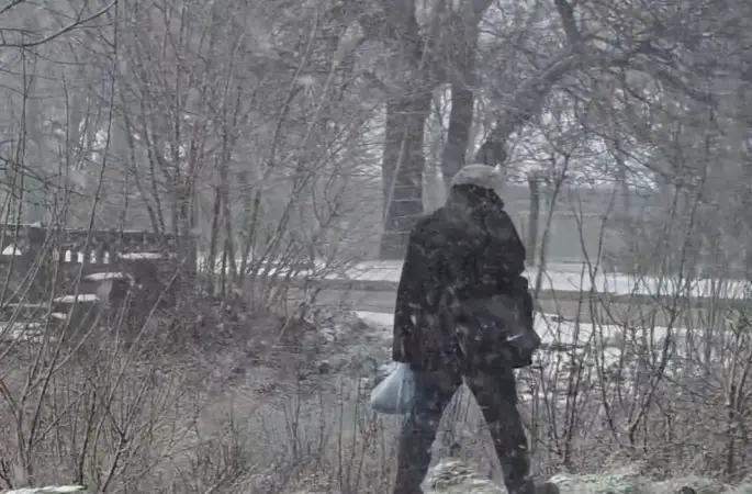 Pınarhisar’da gece fırtınası ilçeyi beyaza bürüdü
