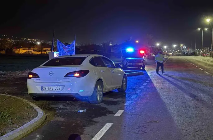 Polisten kaçan alkollü sürücü kaza yapınca yakayı ele verdi
