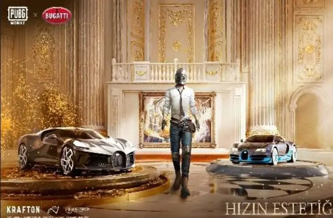 PUBG MOBILE otomobil ikonu Bugatti ile iş birliğini duyurdu