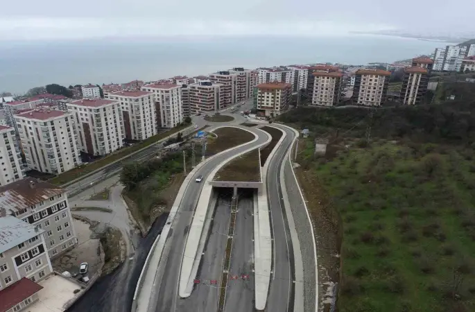 Pulathane Bulvarı’nda yol yapım çalışmaları sürüyor
