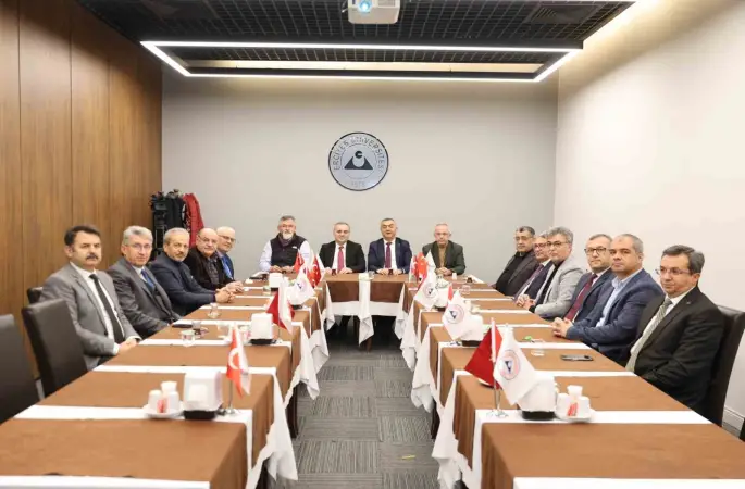 Rektör Altun’dan KAYSO yönetimine ’bilgilendirme toplantısı’
