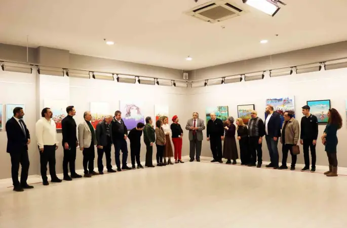 Ressam Hatice Aydoğan SANKO Sanat Galerisi’nde sergi açtı
