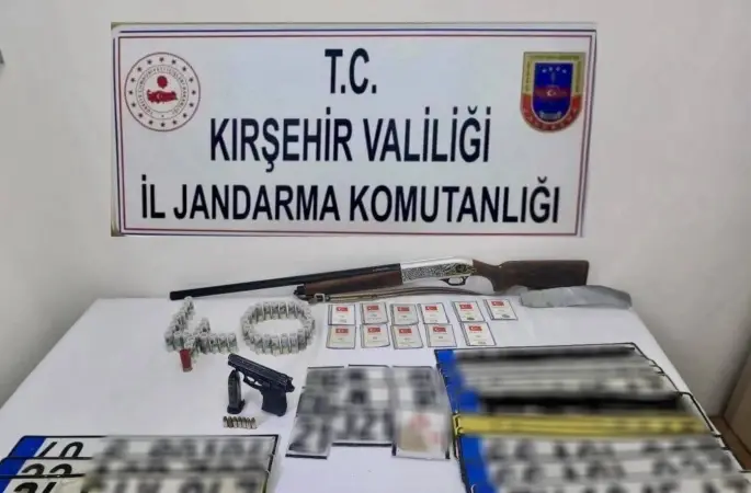 Sahte plaka basan şahıs yakalandı
