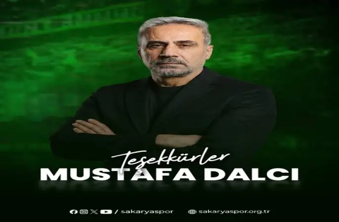 Sakaryaspor’da Teknik Direktör Mustafa Dalcı ile yollar ayrıldı
