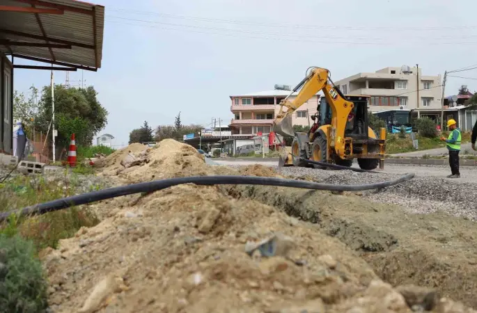 Samandağ’da içme suyu şebeke projesinin yüzde 88’i tamamlandı
