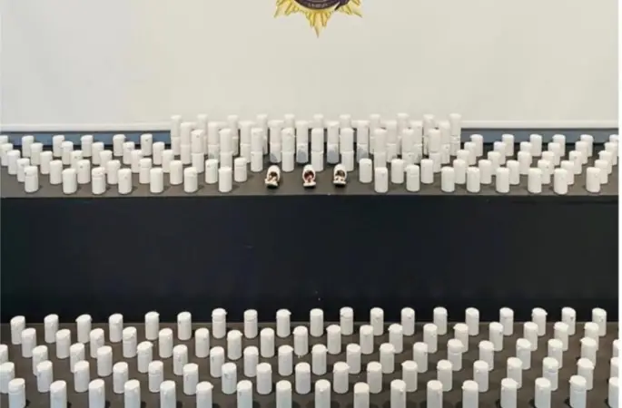 Samsun’da 9 bin 308 sentetik hap ele geçirildi: 2 gözaltı
