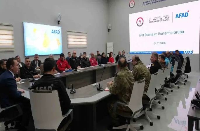 Samsun’da afet müdahale planı toplantısı
