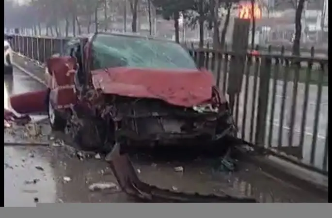 Samsun’da otomobil ile tır çarpıştı: 1 yaralı
