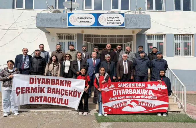Samsun’dan Diyarbakır’a uzanan gönül köprüsü oyun parkıyla taçlandı
