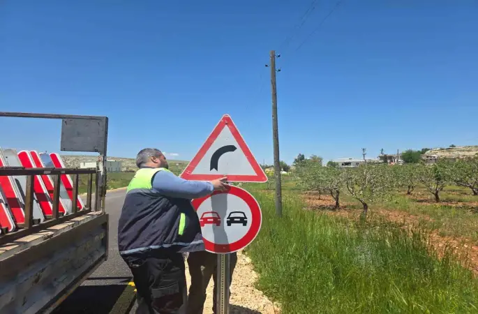 Şanlıurfa kırsalında ulaşım güvenliği artıyor

