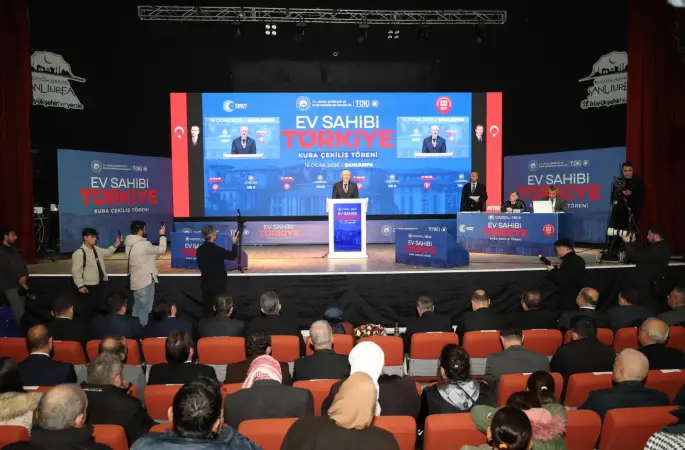 Şanlıurfa’da 13 bin 790 sosyal konut için kura heyecanı
