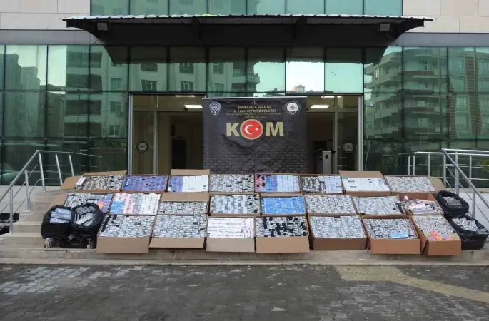 Şanlıurfa’da 30 bin paket kaçak sigara ele geçirildi
