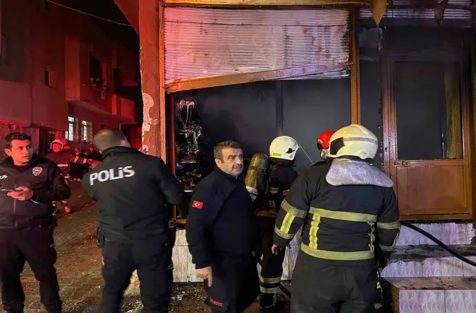 Şanlıurfa’da iş yeri yangını
