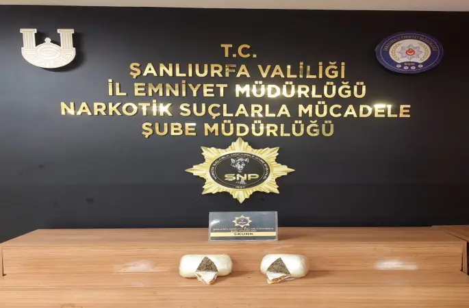 Şanlıurfa’da uyuşturucu operasyonu: 1 gözaltı
