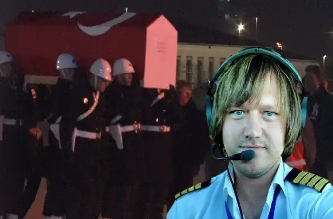 Şehit Pilot Hasan Bahar'ın Naaşı Türkiye'de