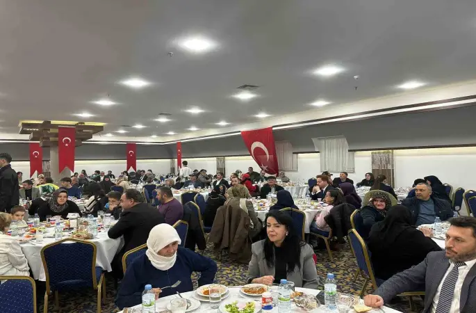 Şehit yakınları ve gaziler iftar sofrasında buluştu
