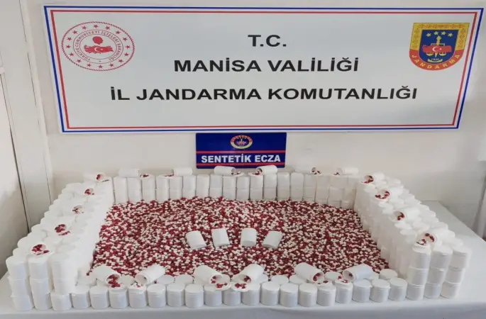 Şehzadeler’de 20 bin 345 sentetik hap ele geçirildi
