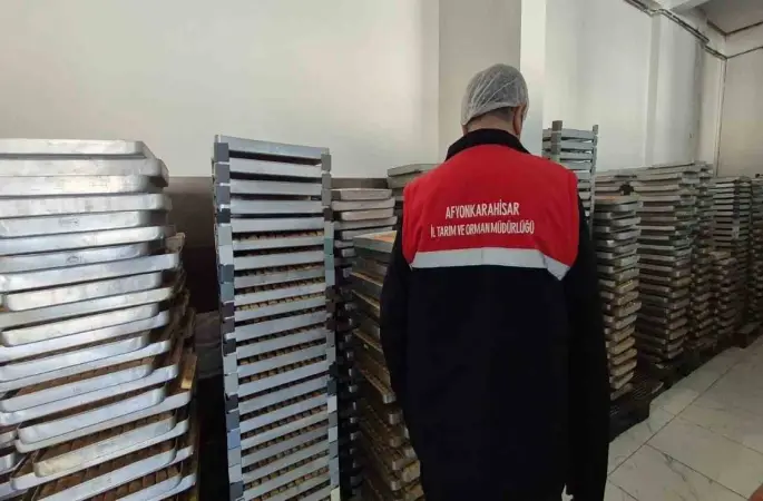 Şekerleme ve unlu mamul satışı yapan işletmelere yönelik denetim
