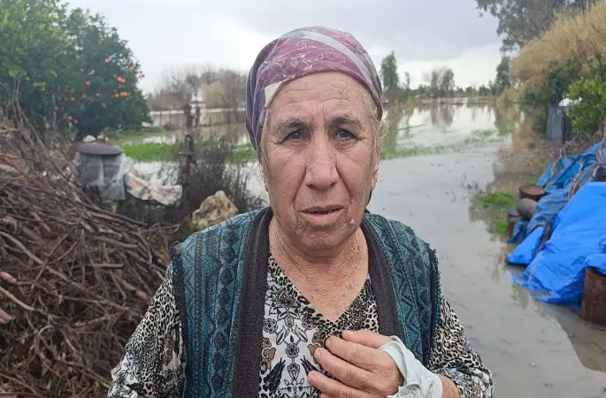 Selde mahsur kalan köpeği AKOM ekipleri kurtardı
