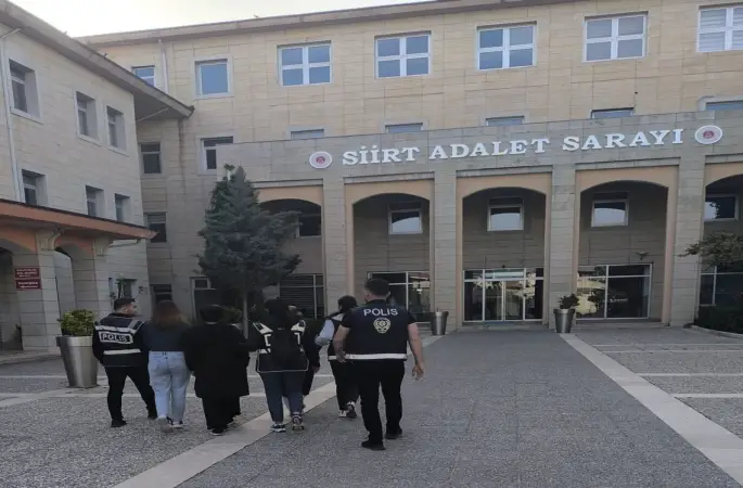 Siirt’te hırsızlık girişiminde bulunan 3 kadın tutuklandı
