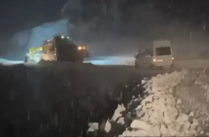 Siirt’te kar yağışı nedeniyle 117 köy yolu ulaşıma kapandı
