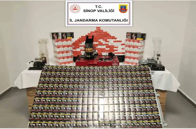 Sinop’ta kaçak tütün operasyonu: 1 gözaltı
