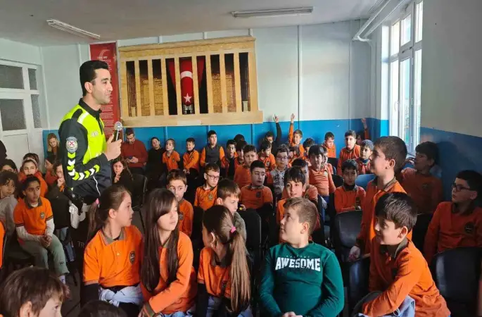 Sinop’ta öğrencilere trafik eğitimi
