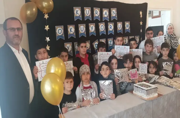 Söke’de Kur’an Kursu öğrencileri için Kur’an’a geçiş merasimi düzenlendi
