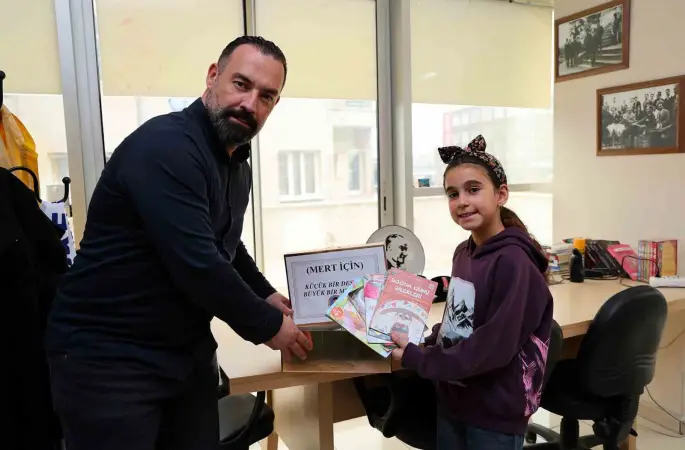 Söke’de minik yürekten dayanışma örneği
